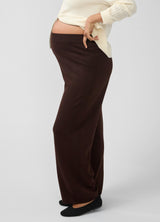 Wide Leg Knit Maternity Sweater Pant