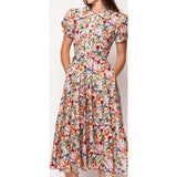 Sophia Dress in Multicolor Floral
