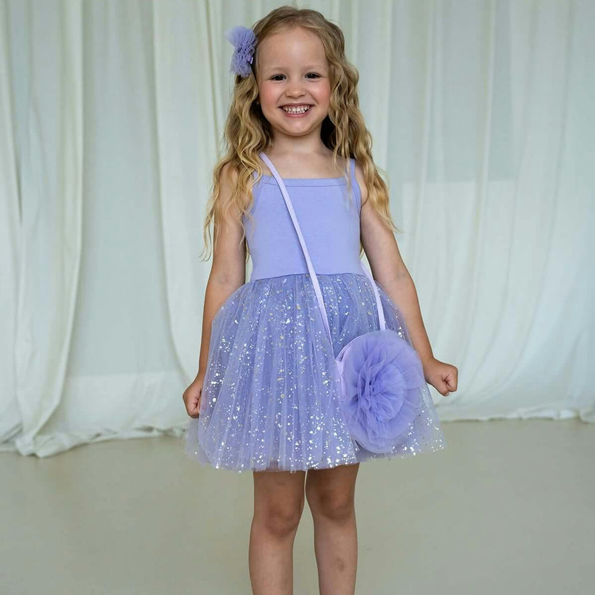 Sparkle Purple Tutu Dress