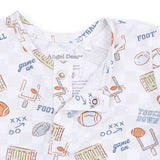 Football Check - Long Sleeve Henley Play Set