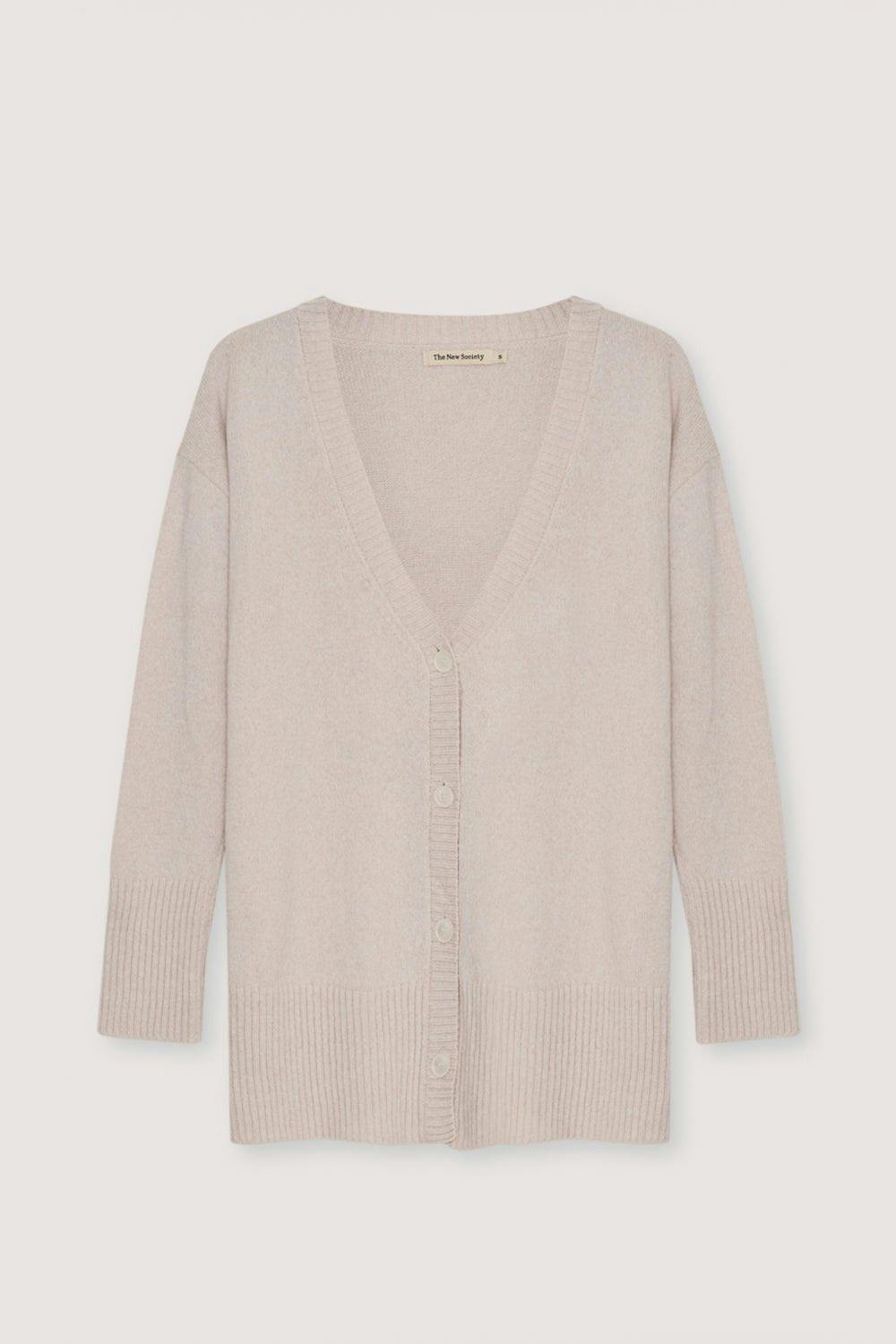 Agatha Woman Cardigan Moonlight White_Sampling
