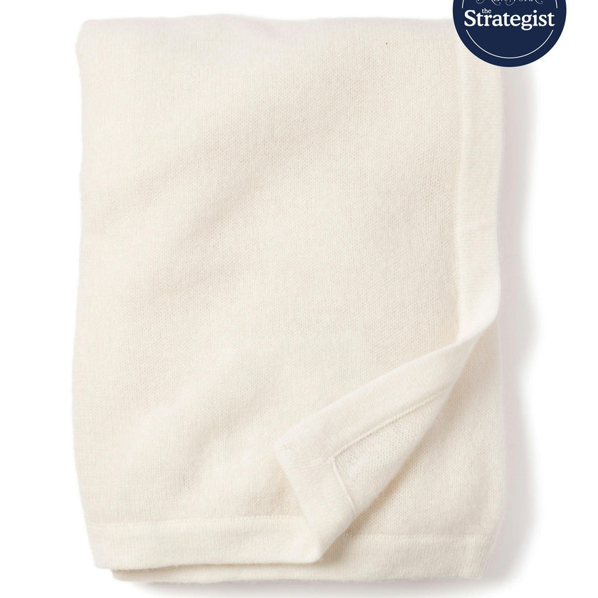 Cashmere Baby Blanket in Ivory