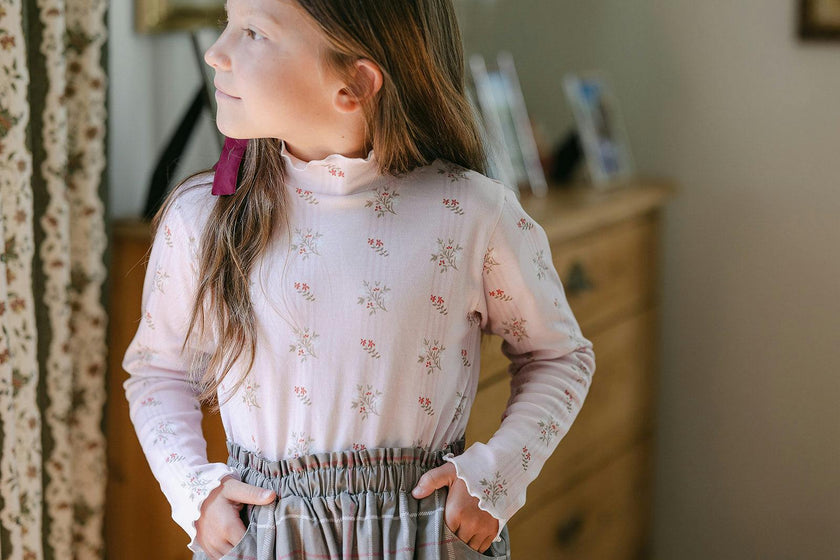 Evelyn Turtleneck in Antionette Stripe