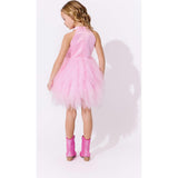 Pink Princess Feather Dress