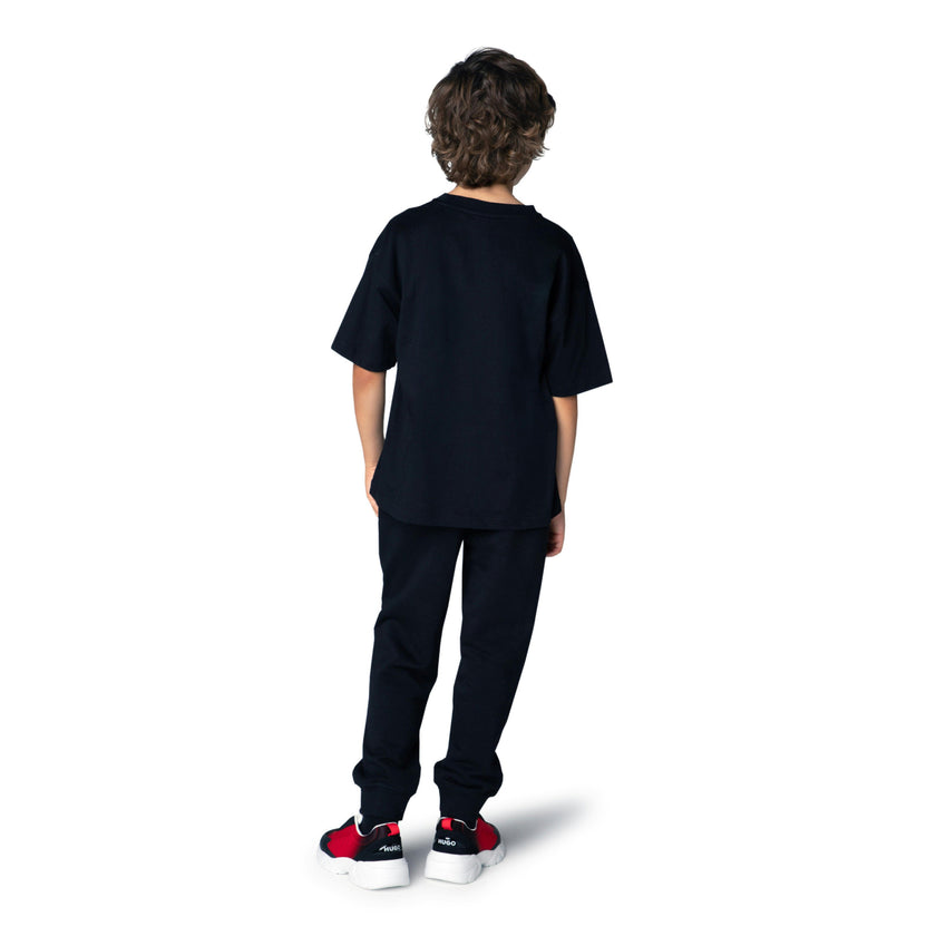Black Logo Short Sleeve T‑Shirt