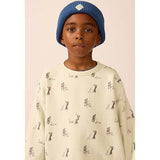 Organic Weekend Sweatshirt in Blue Haze Duet