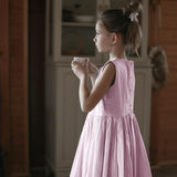 Hampstead Dress - Pastel Pink Stripe