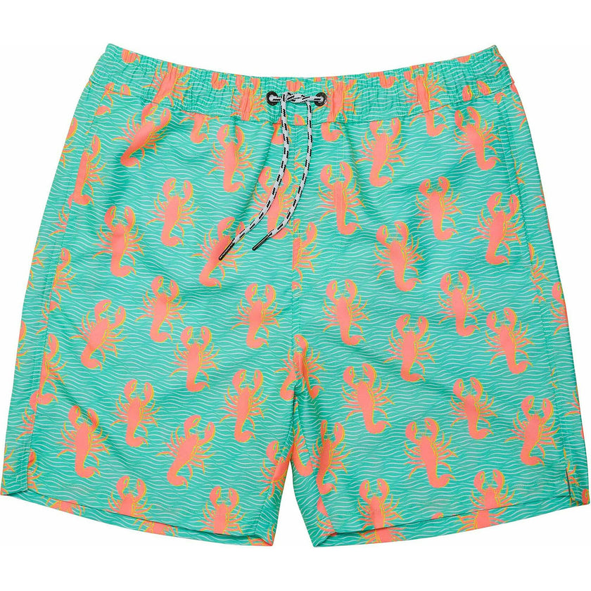 Men's Sustainable Comfort Lined Drawstring Swim Short