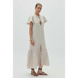 Willow Linen Dress - Natural