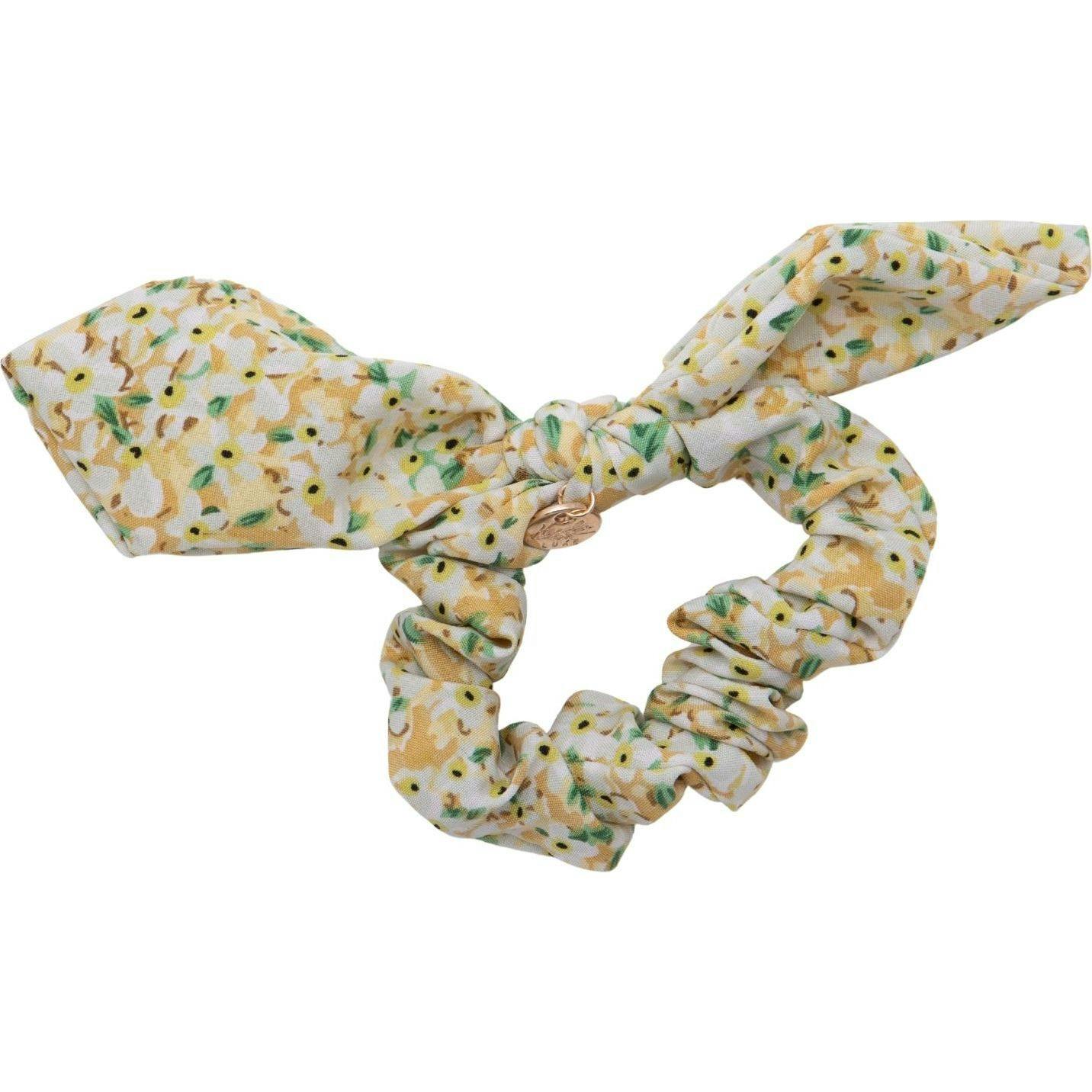 Lily Floral Print Bow Scrunchie