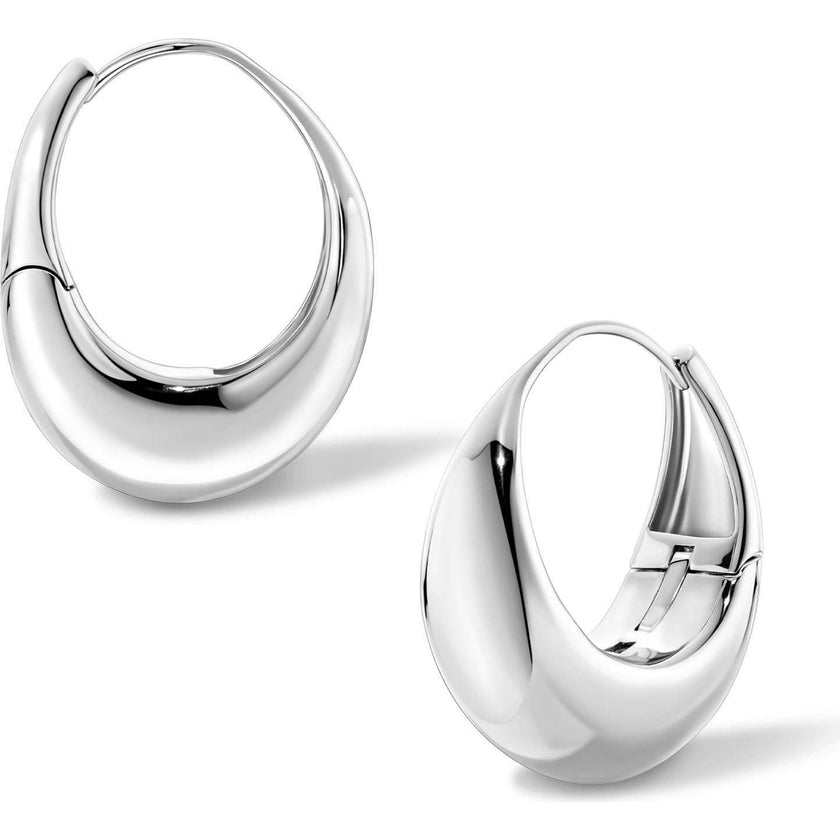 Drop Hoop Earrings