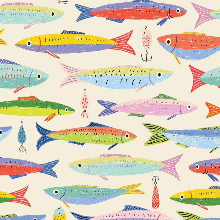Shorts Pajama Set - Fish + Bait