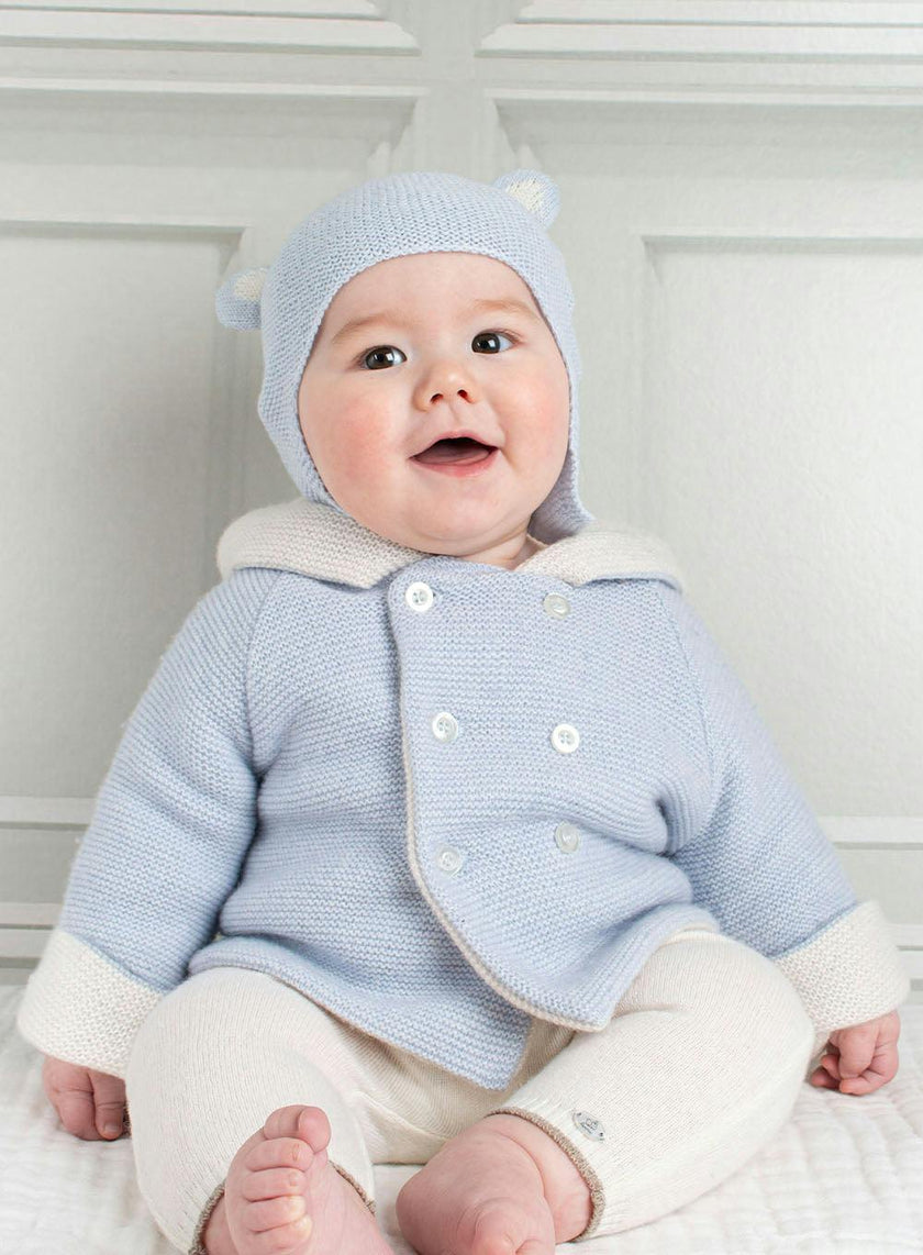 Baby Teddy Hat in Blue