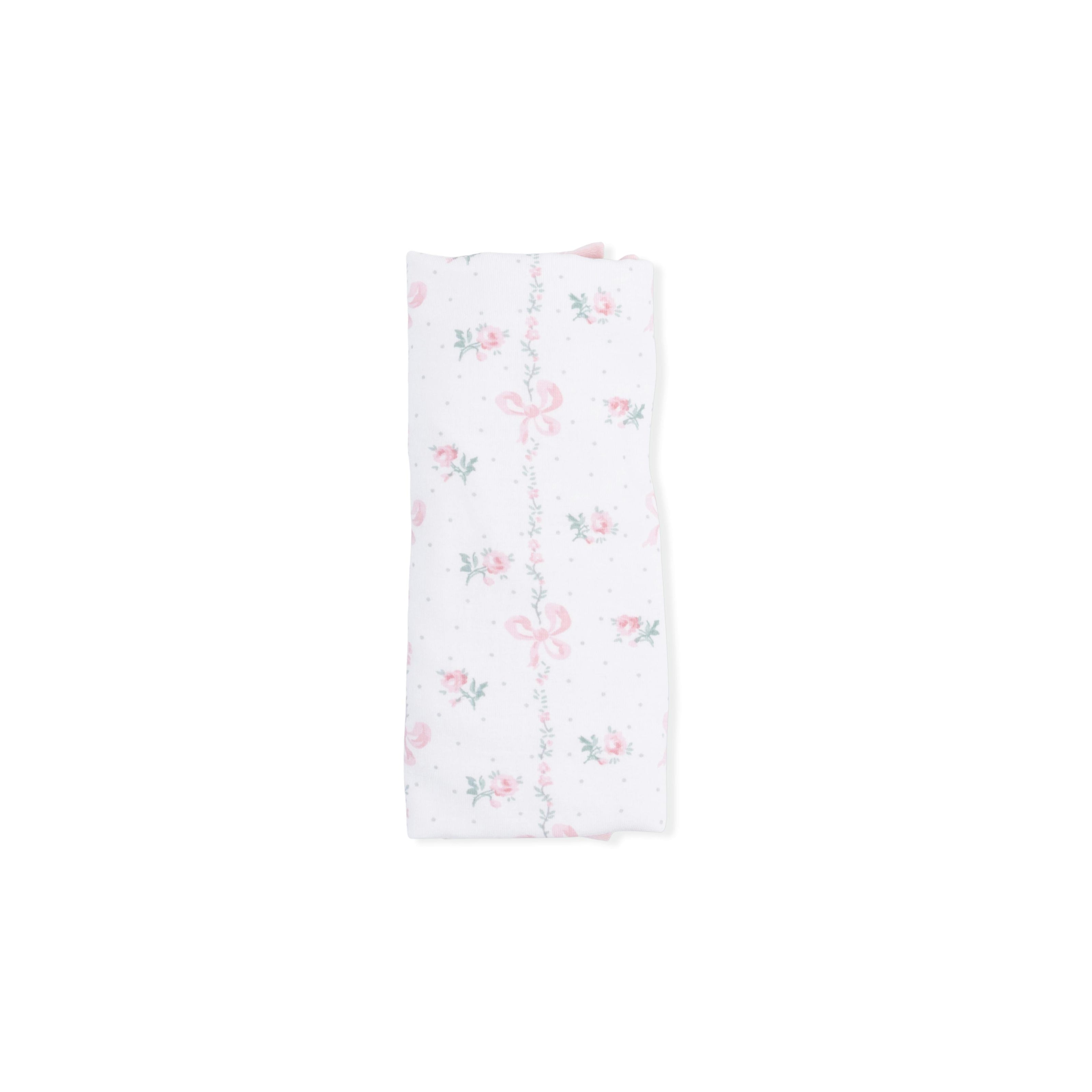 Dainty Buds and Bows - Ruffle Burp Cloth