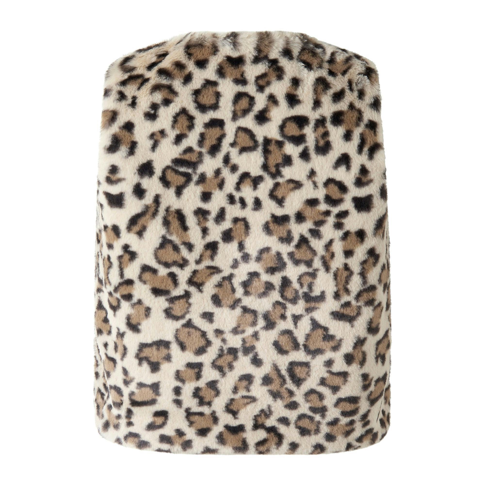Leopard Faux Fur Vest