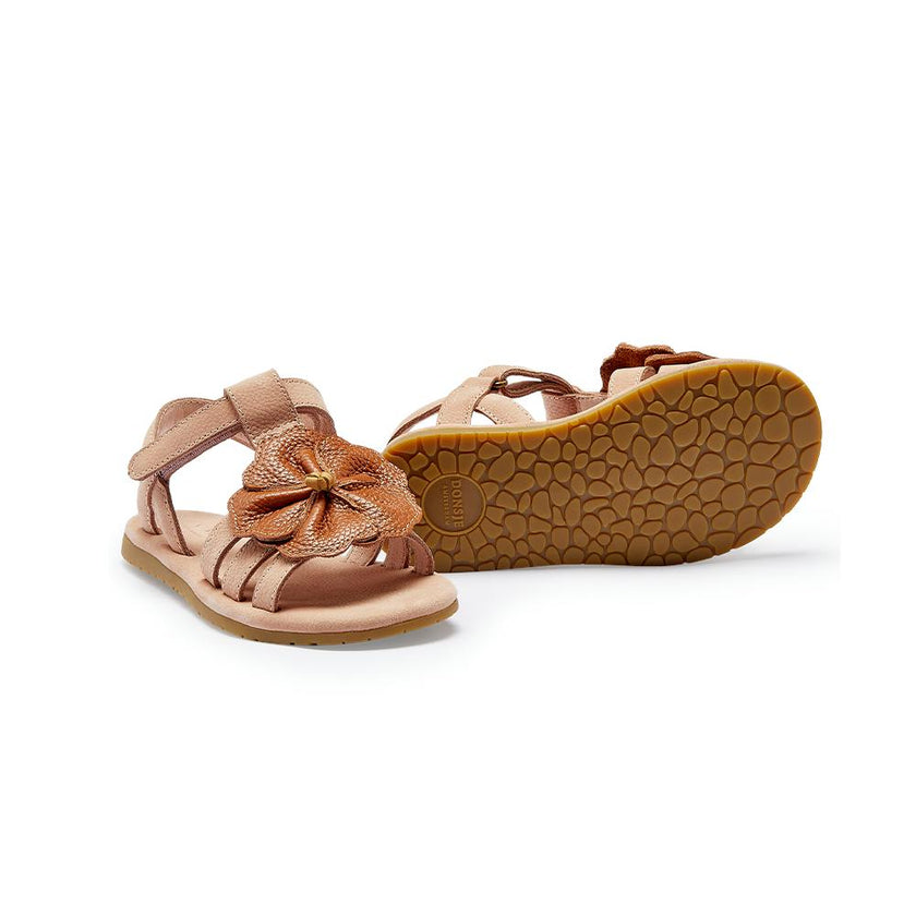 Iles Fields Sandals | Hibiscus | Coral Betting Leather