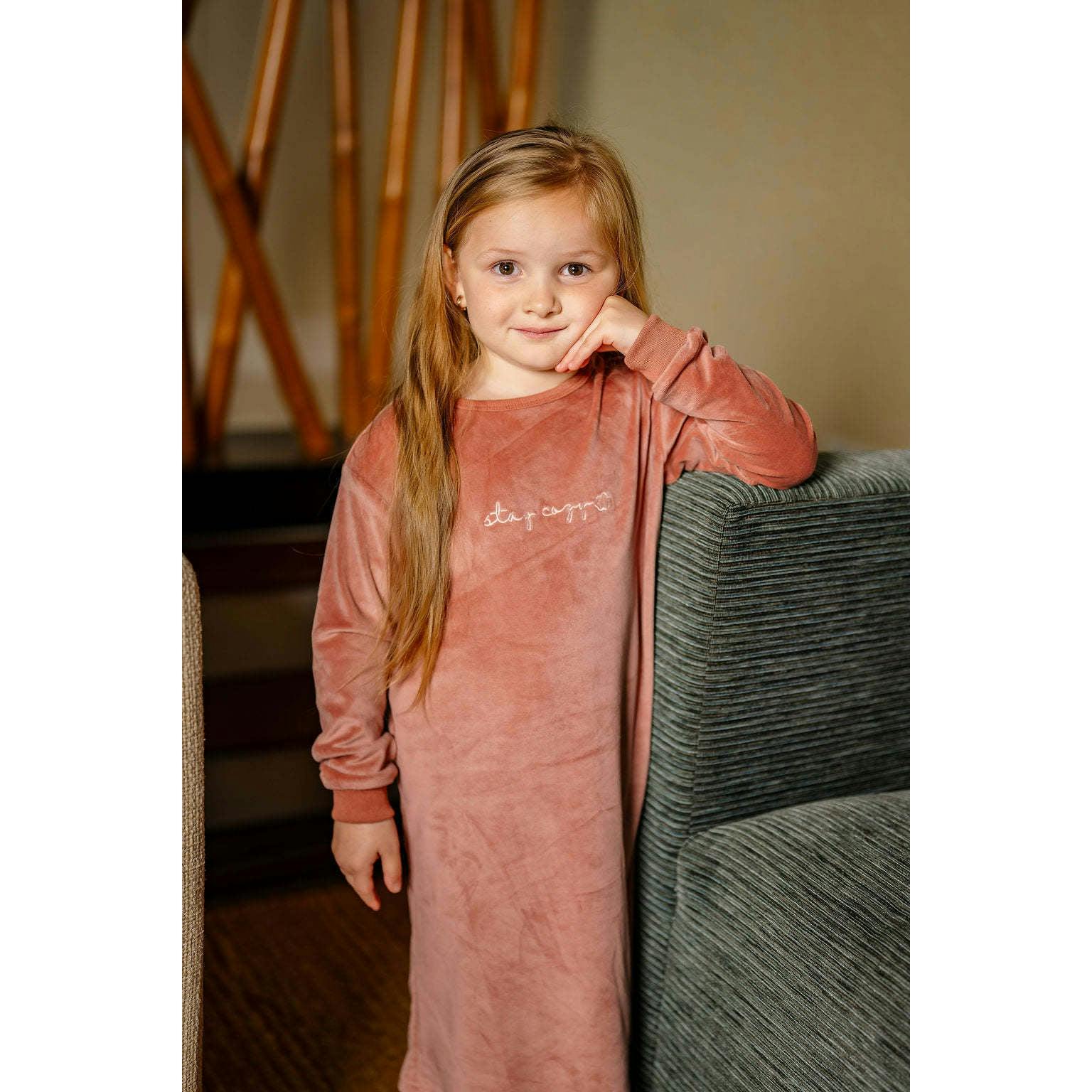 Stay Cozy Nightgown, Red