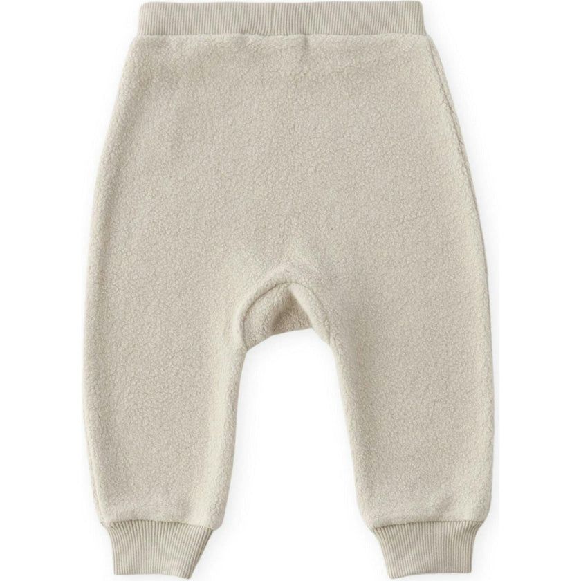 Teddy Fleece Harem Pant, Natural