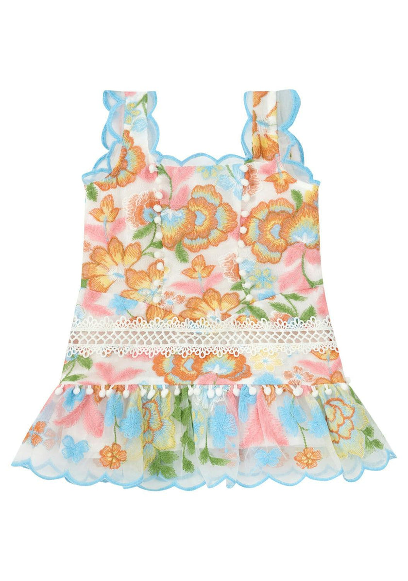 Bianca Embroidered Mini Dress (Baby)