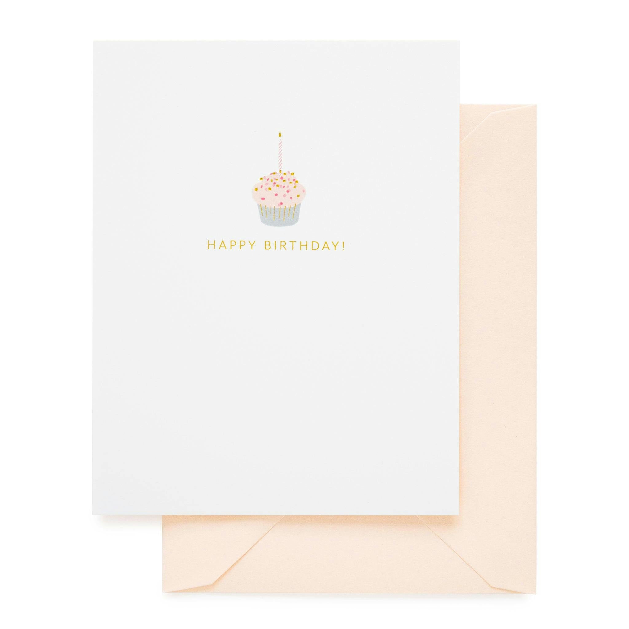 Happy Birthday Cupcake Card