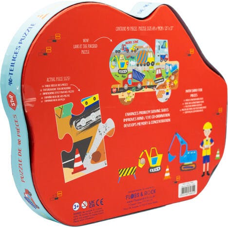 Construction 40pc "Truck" Shaped Jigsaw