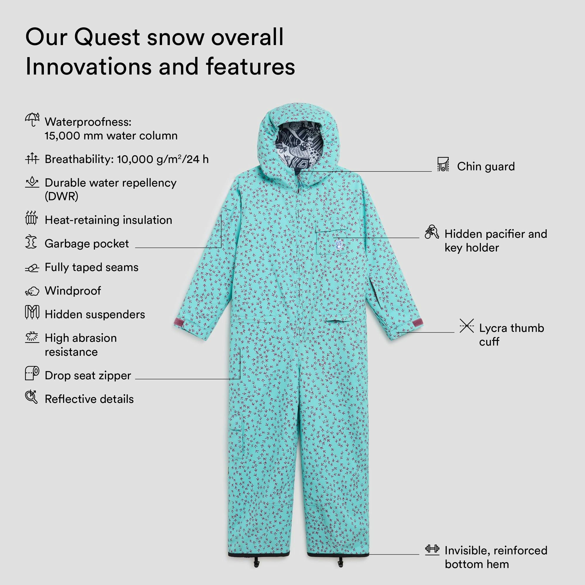 Quest snow overall 