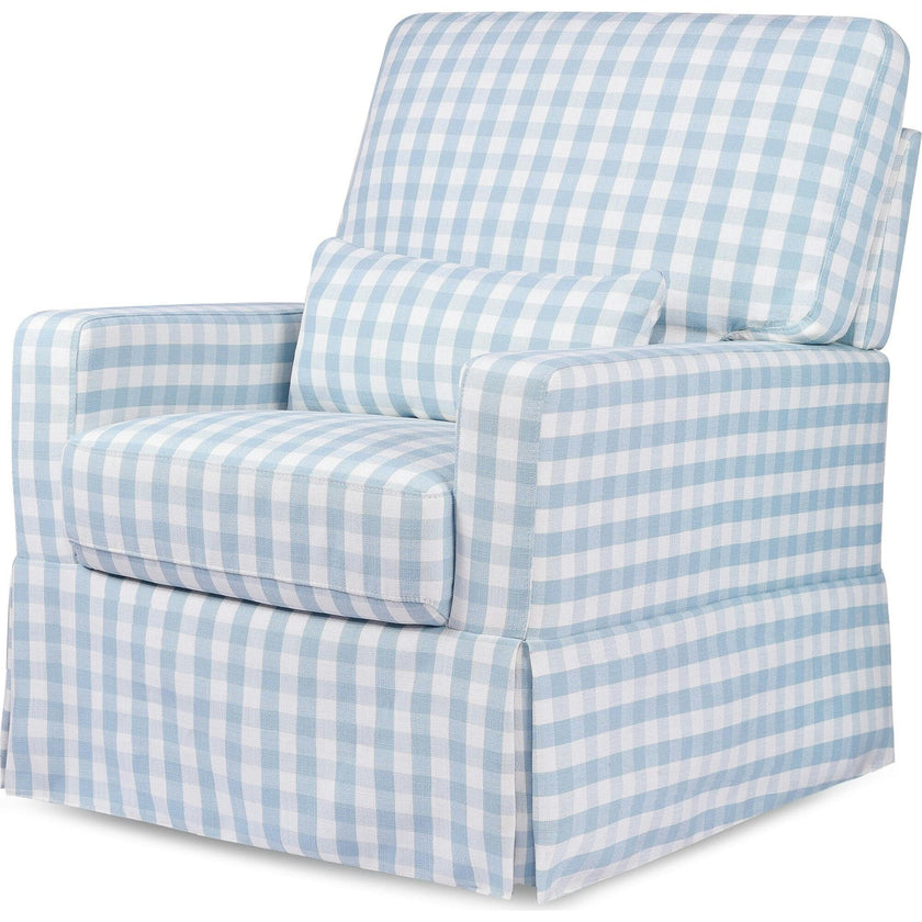 Crawford Pillowback Comfort Swivel Glider