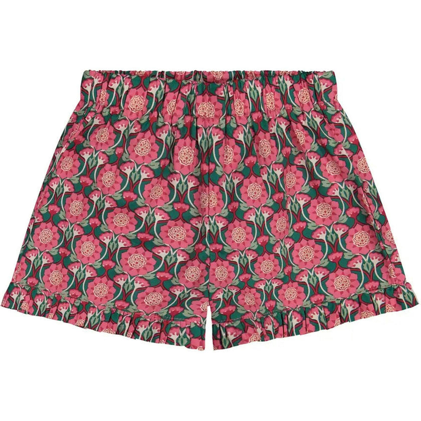 Lee Lee Ruffle Hem Shorts, Pink