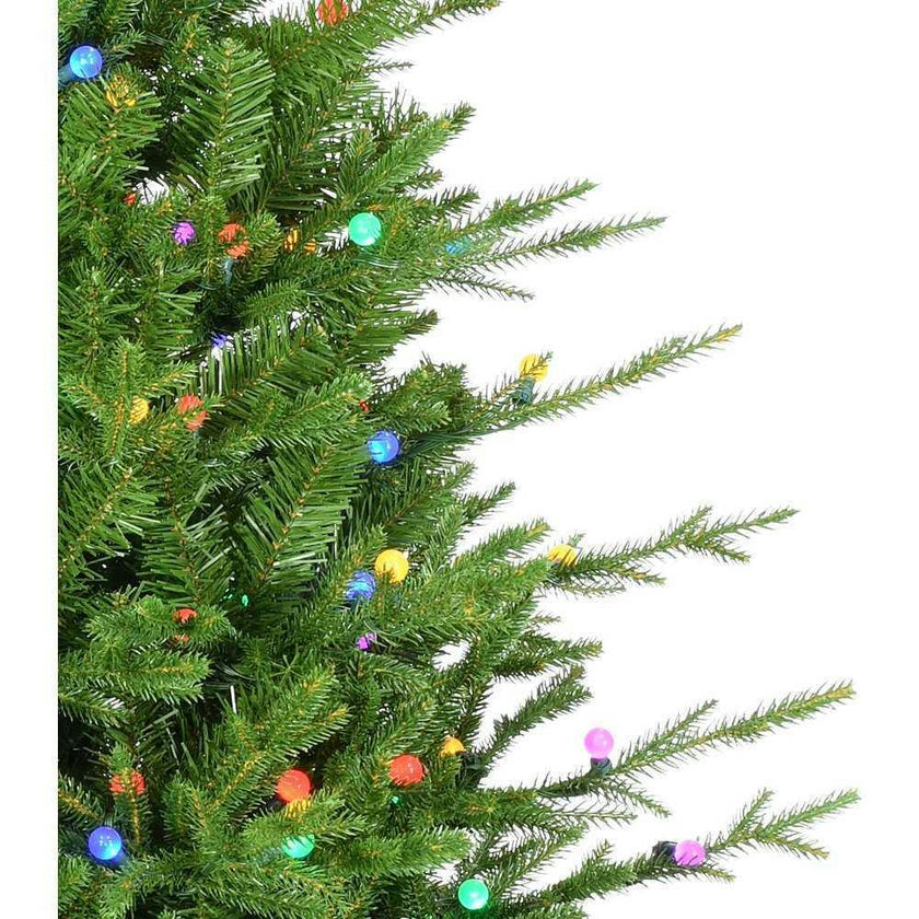 4-Foot Pre-Lit Multi-Color LED Timberland Tree