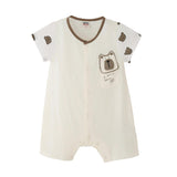 Cream Bear Romper