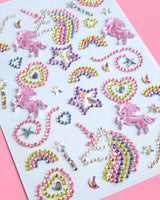 Unicorn Dreams Gem Set - 35 adhesive face gems