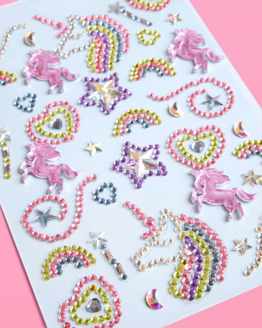 Unicorn Dreams Gem Set - 35 adhesive face gems