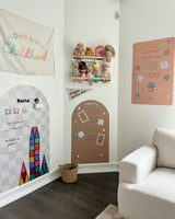 Magic Playwall - Rectangle Magnetic Wall Decal for Kids