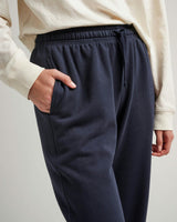 Womens Recycled Fleece Classic Sweatpant - Recycled Fleece - Blue Nights