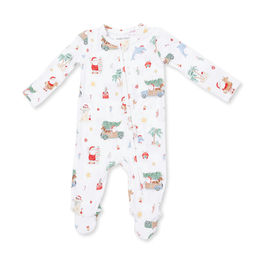 Beach Christmas - 2 Way Zipper Footie