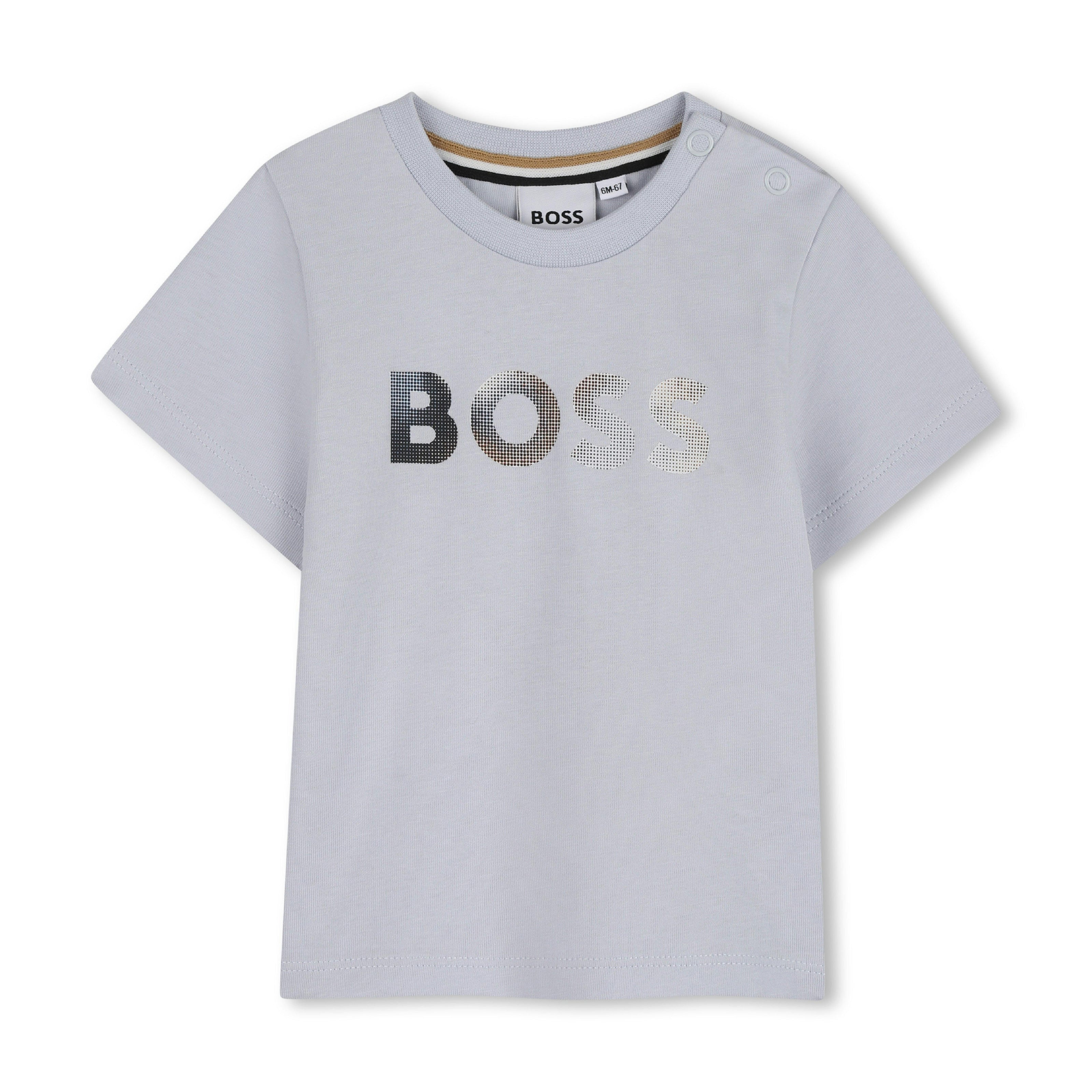 Light Blue Gradient Logo T-Shirt
