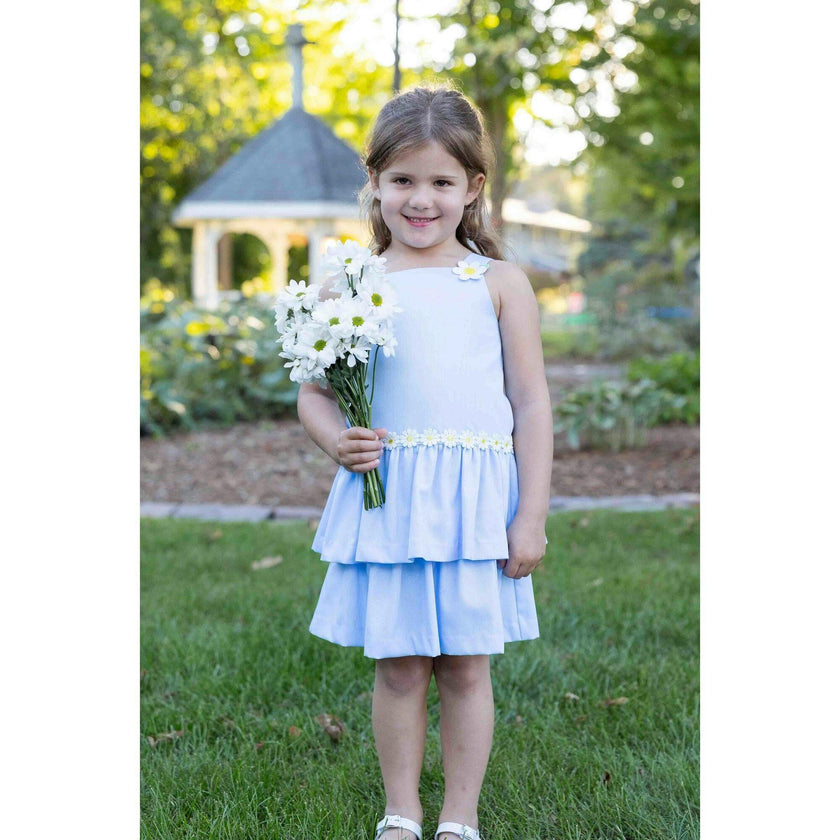 Pique Dress with Daisies