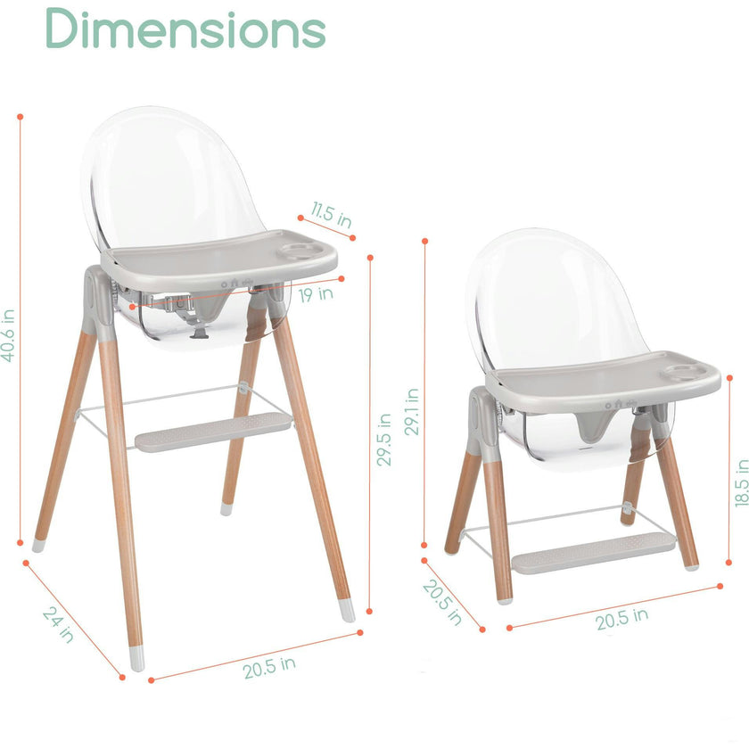 Children of Design 6 in 1 Deluxe High Chair