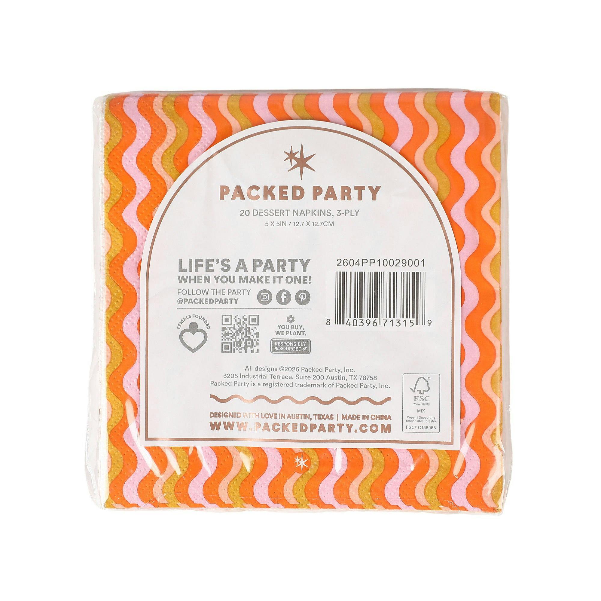 Harvest Napkins, 5 Inch Paper Party Ware