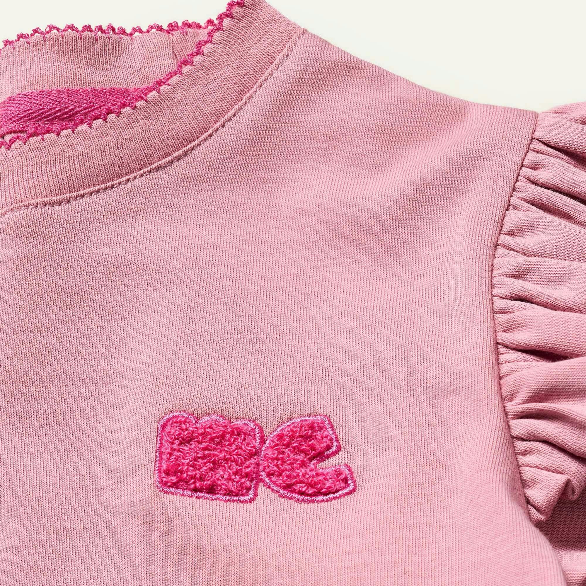 Recycled Cotton Mc Ruffled T-Shirt