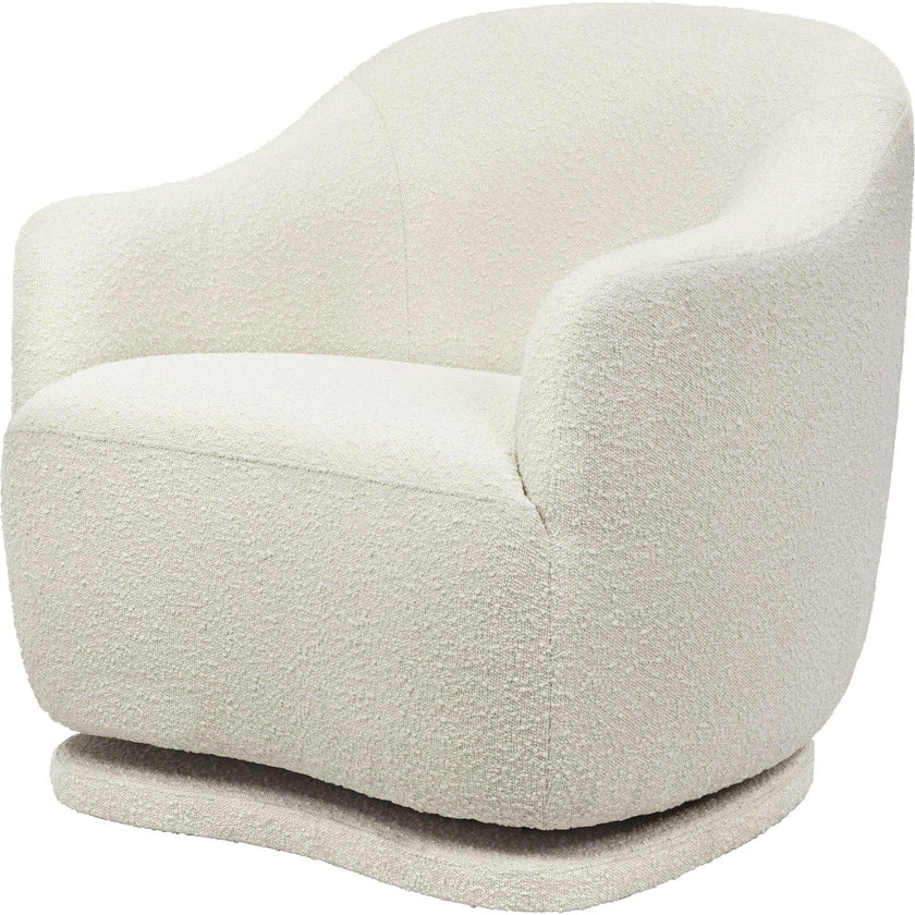 Foy Glider In Boucle In Ivory Boucle
