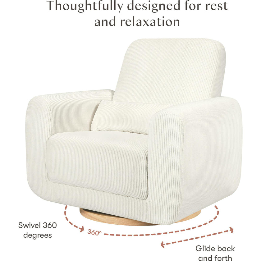 Tuba Extra Wide Swivel Glider