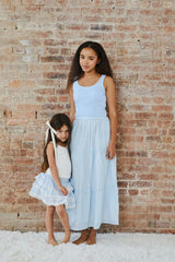 Bella Pastel Blue Heart Maxi