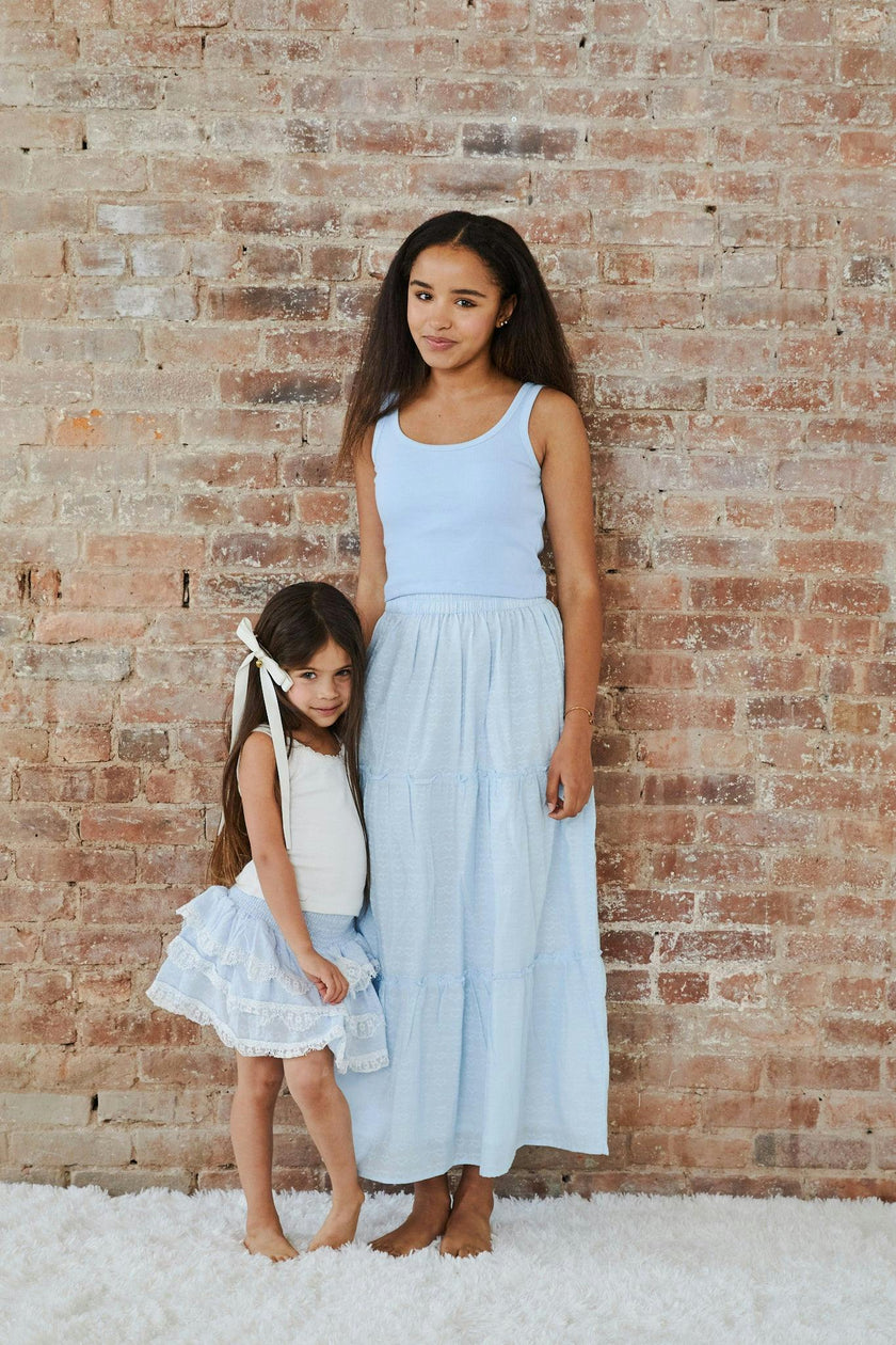 Bella Pastel Blue Heart Maxi
