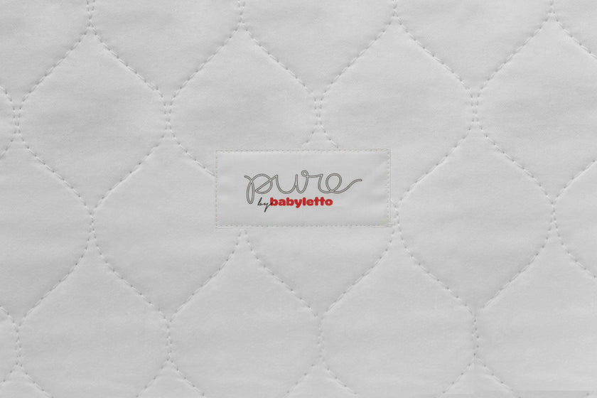 Babyletto Pure Core Non-Toxic Mini Crib Mattress with Hybrid Waterproof Cover