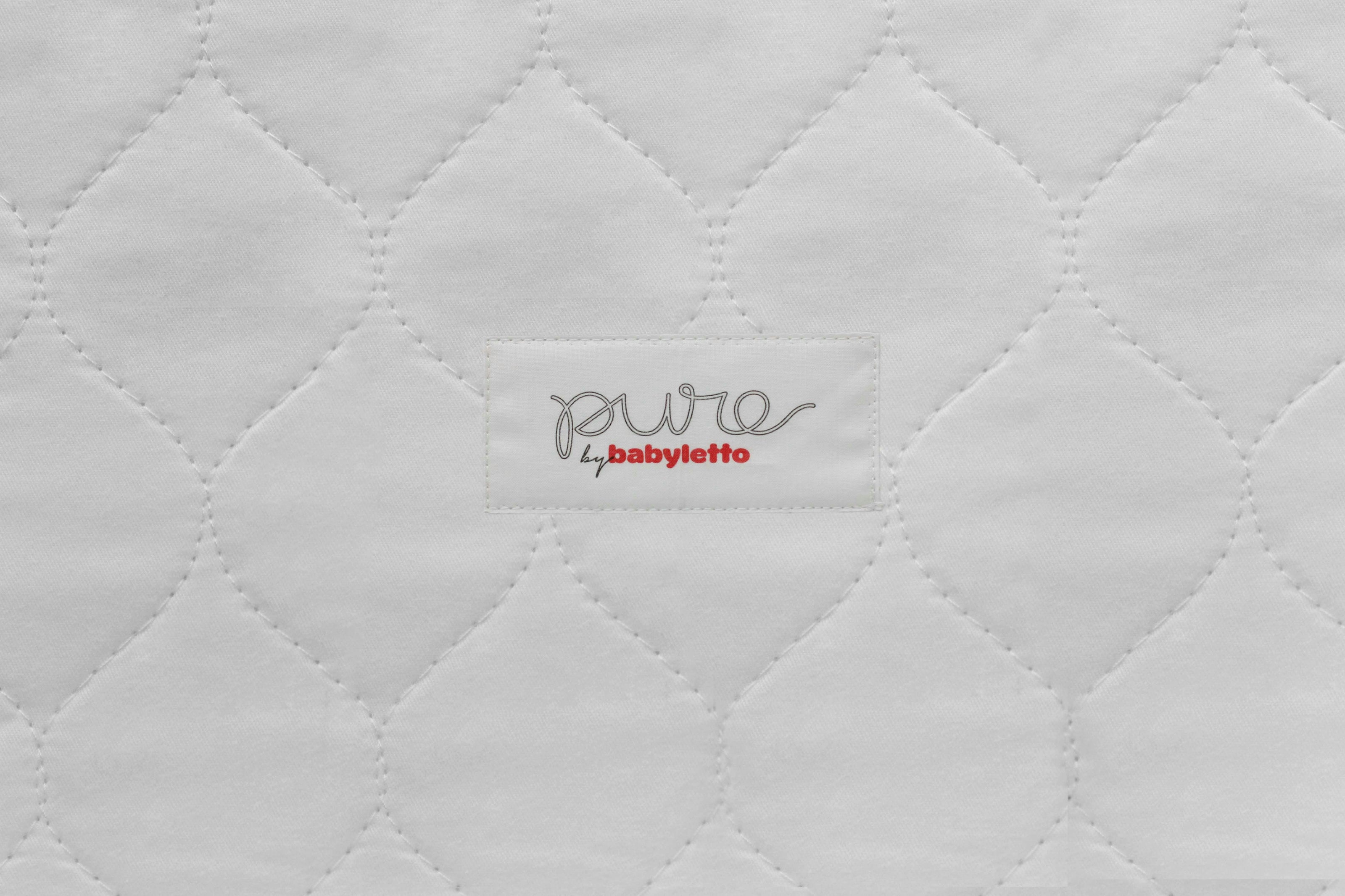 Babyletto Pure Core Non-Toxic Mini Crib Mattress with Hybrid Waterproof Cover