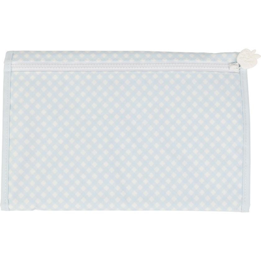 The Changing Pad in Blue Gingham