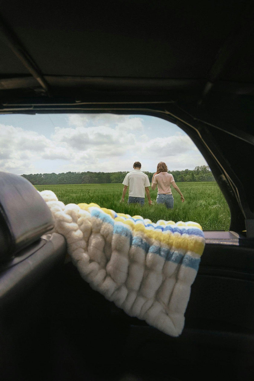 No. 014 Iris Stripe Blanket