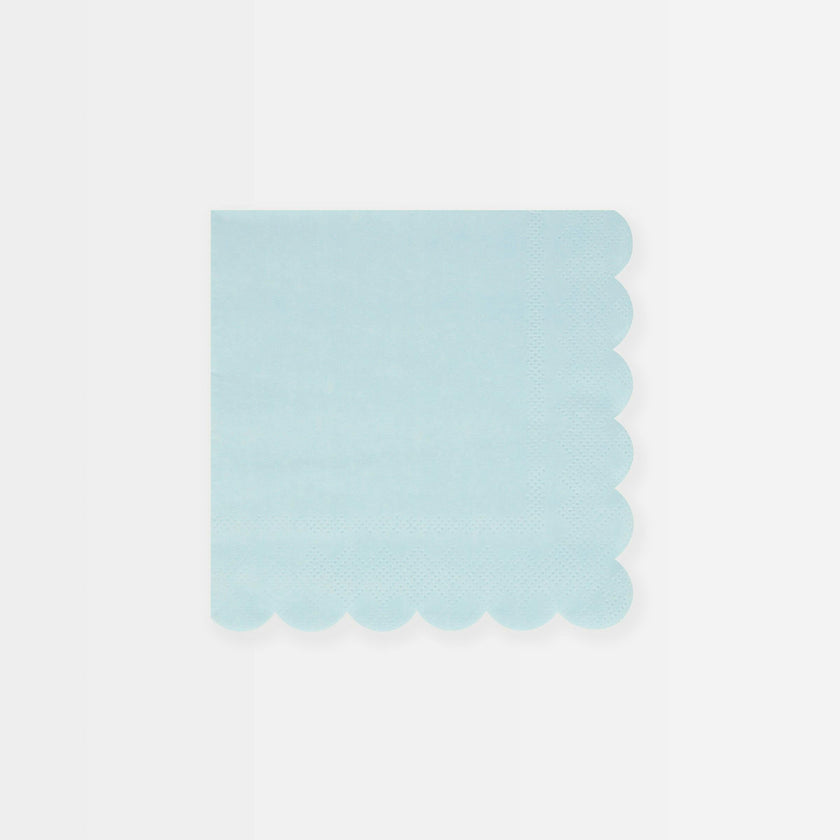 Summer Sky Blue Small Napkins