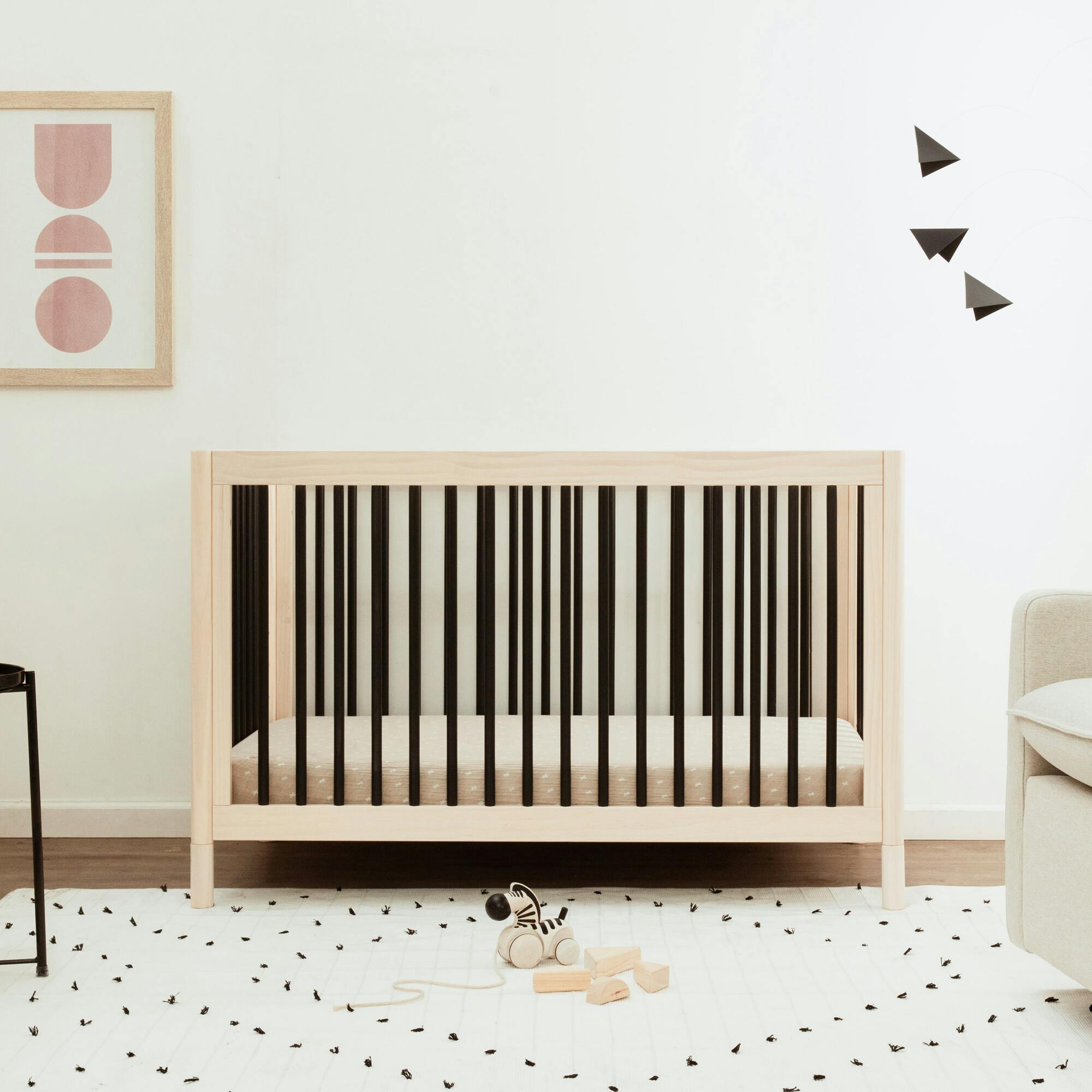 Gelato 4-in-1 Convertible Crib with Toddler Bed Conversion Kit